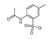 2-ACETAMIDO-5-METHYLBENZENESULFONYL CHLORIDE Structure