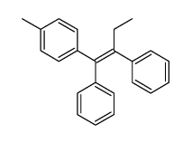 1-(1,2-diphenylbut-1-enyl)-4-methylbenzene结构式