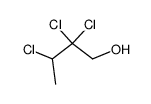 2,2,3-trichloro-butan-1-ol Structure