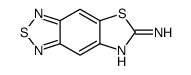 (6CI)-6-氨基-噻唑并[4,5-f]-2,1,3-苯并噻二唑结构式
