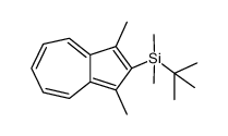 2-tert-butyldimethylsilyl-1,3-dimethylazulene结构式