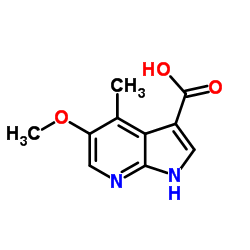 5-Methoxy-4-Methyl-7-azaindole-3-carboxylic acid structure