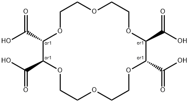 18-crown-6 2,3,11,12-tetracarboxylic acid结构式