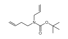 N-Boc-(3-butenyl)(allyl)amine Structure