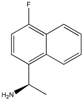 (1R)-1-(4-氟萘基)乙胺结构式