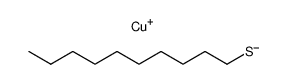 Copper(I); decane-1-thiolate结构式