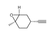 7-Oxabicyclo[4.1.0]heptane, 4-ethynyl-1-methyl-, [1R-(1alpha,4alpha,6alpha)]- (9CI) Structure