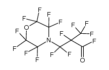 Perfluoro(2-methyl-3-morpholinopropionyl) fluoride Structure