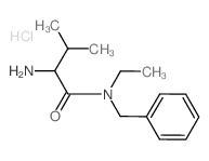 2-Amino-N-benzyl-N-ethyl-3-methylbutanamide hydrochloride Structure