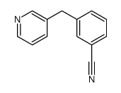 3-(pyridin-3-ylmethyl)benzonitrile Structure