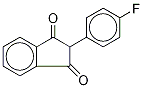 氟茚二酮-D4结构式