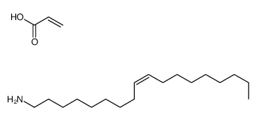 (Z)-octadec-9-en-1-amine,prop-2-enoic acid Structure