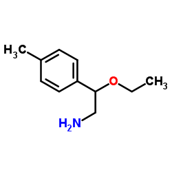 2-Ethoxy-2-(4-methylphenyl)ethanamine结构式