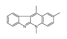 2,5,11-trimethylindolo[2,3-b]quinoline Structure
