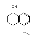 8-hydroxy-4-methoxy-5,6,7,8-tetrahydroquinoline Structure