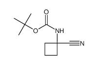 Boc-1-氨基环丁烷氰结构式