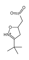 (3-tert-butyl-4,5-dihydro-1,2-oxazol-5-yl)methyl-hydroxy-oxophosphanium Structure