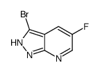 3-Bromo-5-fluoro-1H-pyrazolo[3,4-b]pyridine structure