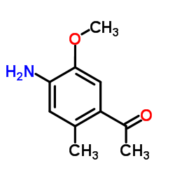 1-(4-Amino-5-methoxy-2-methylphenyl)ethanone结构式