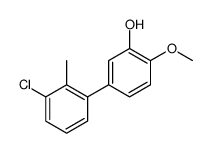 5-(3-chloro-2-methylphenyl)-2-methoxyphenol Structure