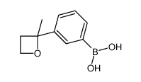 [3-(2-methyloxetan-2-yl)phenyl]boronic acid Structure