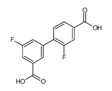 4-(3-carboxy-5-fluorophenyl)-3-fluorobenzoic acid结构式