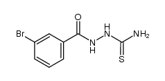 2-(3-bromobenzoyl)hydrazinecarbothioamide结构式