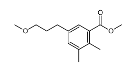 methyl 5-(3-methoxypropyl)-2,3-dimethylbenzoate Structure