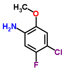 4-Chloro-5-fluoro-2-methoxyaniline structure