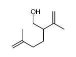 5-methyl-2-prop-1-en-2-ylhex-5-en-1-ol结构式