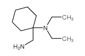 1-(氨基甲基)-N,N-二乙基环己-1-胺结构式