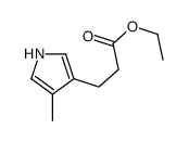 Ethyl 3-(4-methyl-1H-pyrrol-3-yl)propanoate Structure