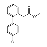 Methyl 2-(4'-chloro-[1,1'-biphenyl]-2-yl)acetate Structure