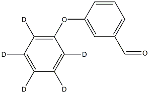 [2H5] -3-苯氧基苯甲醛结构式