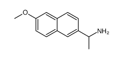 1-(6-methoxy-2-naphthyl)ethanamine结构式