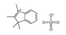 1,2,3,3-tetramethylindol-1-ium,perchlorate Structure