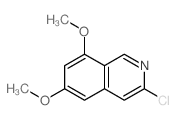 Isoquinoline,3-chloro-6,8-dimethoxy- Structure