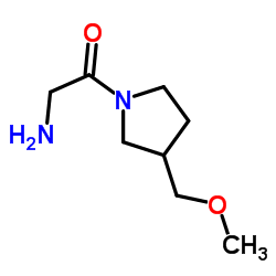 2-Amino-1-[3-(methoxymethyl)-1-pyrrolidinyl]ethanone Structure