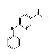 6-(苯基氨基)烟酸结构式
