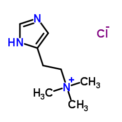 2-(1H-imidazol-5-yl)ethyl-trimethylazanium,chloride结构式