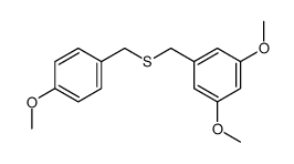 (3,5-dimethoxybenzyl)(4-methoxybenzyl)sulfane Structure