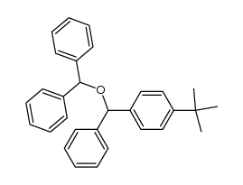 (((4-(tert-butyl)phenyl)(phenyl)methoxy)methylene)dibenzene结构式