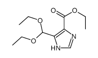 ethyl 5-(diethoxymethyl)-1H-imidazole-4-carboxylate结构式