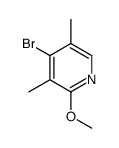 4-bromo-2-methoxy-3,5-dimethylpyridine structure