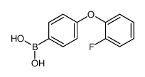 4-(2-Fluorophenoxy)phenylboronic acid structure