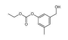 ethyl [3-(hydroxymethyl)-5-methyl-phenyl]carbonate结构式