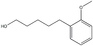 5-(2-methoxyphenyl)pentan-1-ol结构式