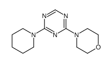 4-(4-piperidin-1-yl-1,3,5-triazin-2-yl)morpholine结构式
