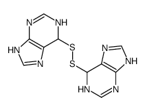 6-(6,7-dihydro-3H-purin-6-yldisulfanyl)-6,7-dihydro-3H-purine Structure