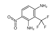 4-nitro-2-(trifluoromethyl)benzene-1,3-diamine结构式